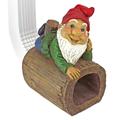 Design Toscano Stormy the Gnome Gutter Guardian Downspout Statue QM2864400